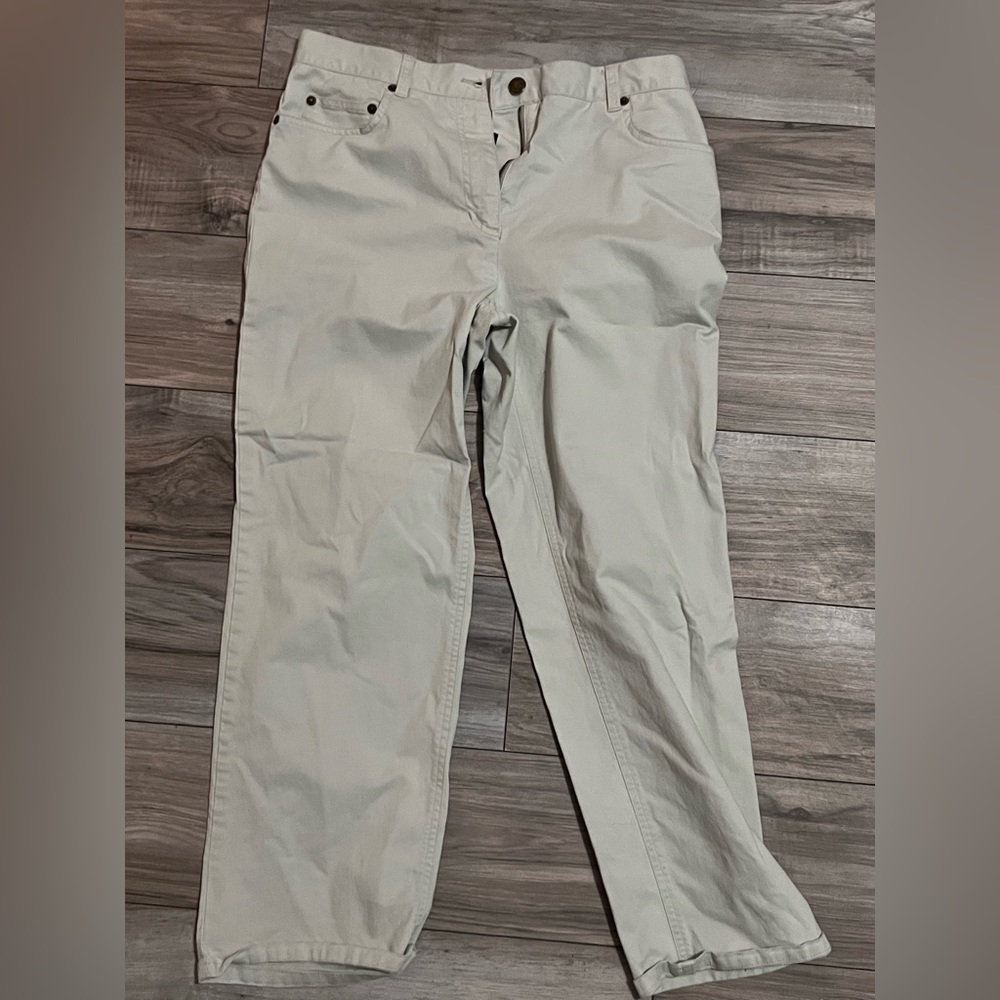 Sz 8 dull tan jones new york sport stretch jeans